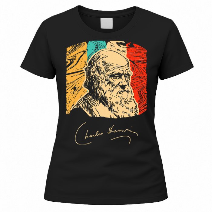 Charles Darwin Naturalist Biologist Scientist Women's T-Shirt