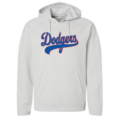 Classic Dodgers Name Personalized Outfits Adorable Performance Fleece Hoodie