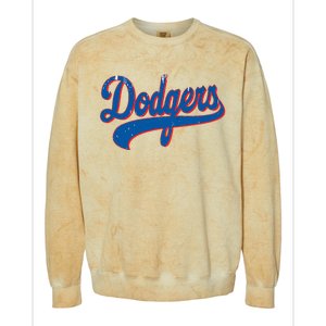 Classic Dodgers Name Personalized Outfits Adorable Colorblast Crewneck Sweatshirt