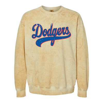 Classic Dodgers Name Personalized Outfits Adorable Colorblast Crewneck Sweatshirt