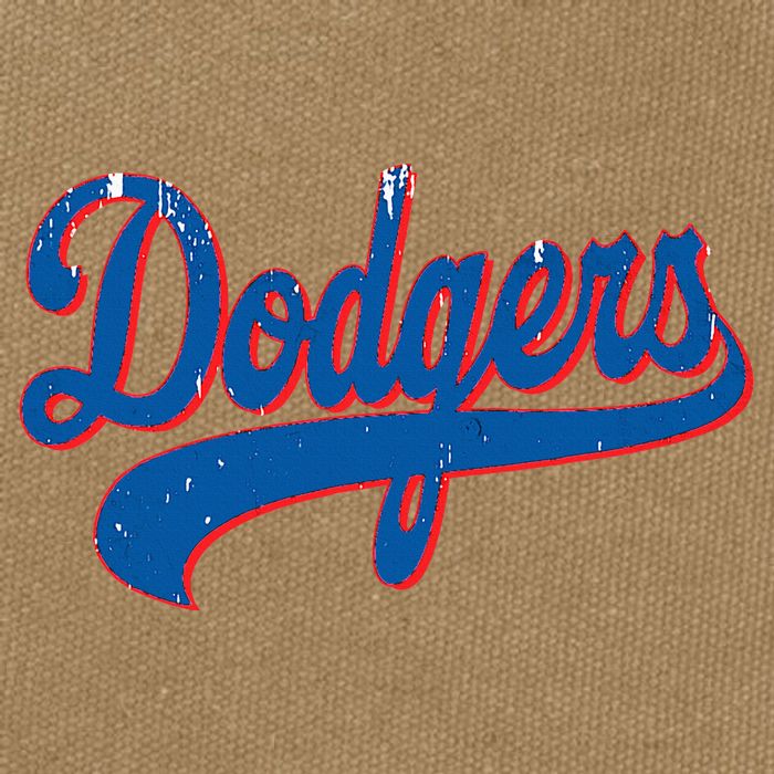 Classic Dodgers Name Personalized Outfits Adorable Cotton Canvas Backpack