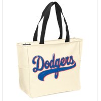Classic Dodgers Name Personalized Outfits Adorable Zip Tote Bag