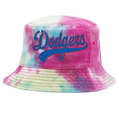 Classic Dodgers Name Personalized Outfits Adorable Tie-Dyed Bucket Hat