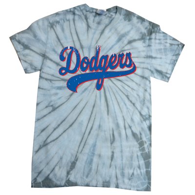 Classic Dodgers Name Personalized Outfits Adorable Tie-Dye T-Shirt