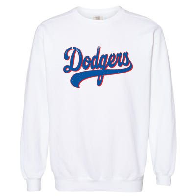 Classic Dodgers Name Personalized Outfits Adorable Garment-Dyed Sweatshirt