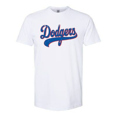 Classic Dodgers Name Personalized Outfits Adorable Softstyle® CVC T-Shirt