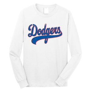 Classic Dodgers Name Personalized Outfits Adorable Long Sleeve Shirt