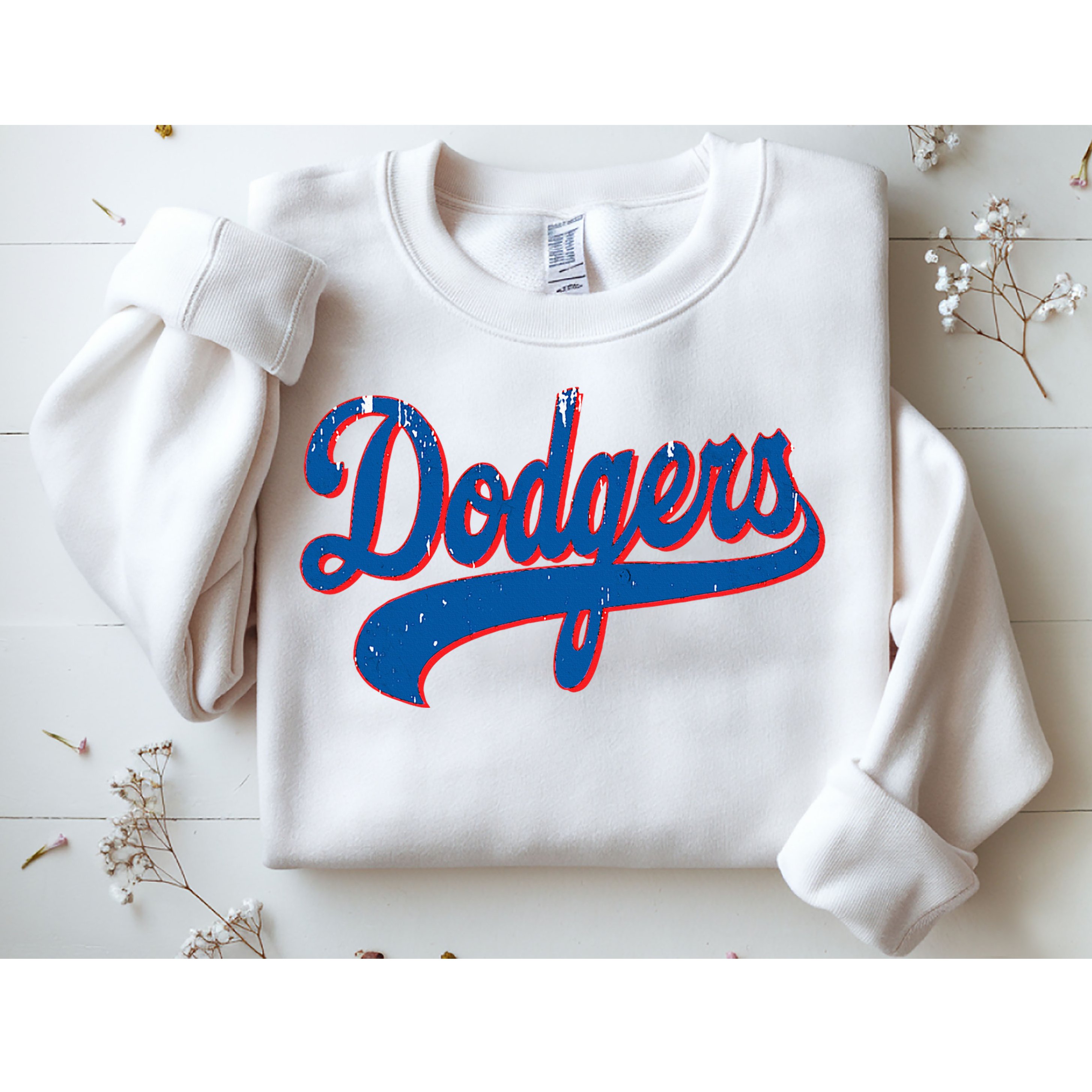 Classic Dodgers Name Personalized Outfits Adorable Sweatshirt
