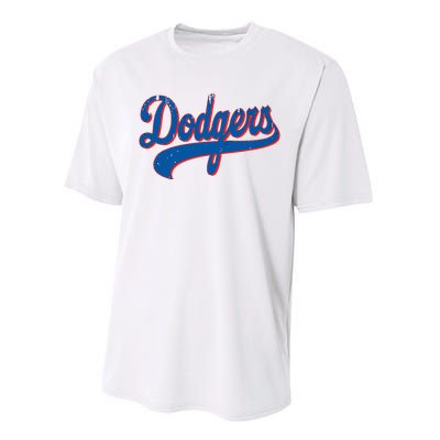 Classic Dodgers Name Personalized Outfits Adorable Performance Sprint T-Shirt