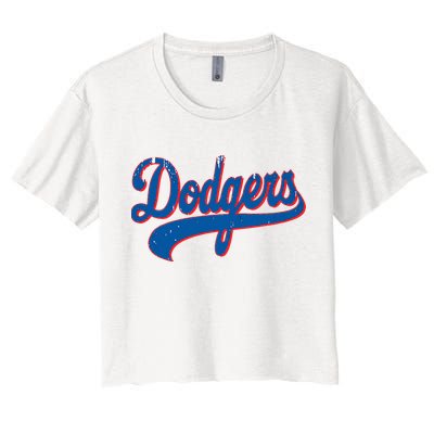 Classic Dodgers Name Personalized Outfits Adorable Crop Top