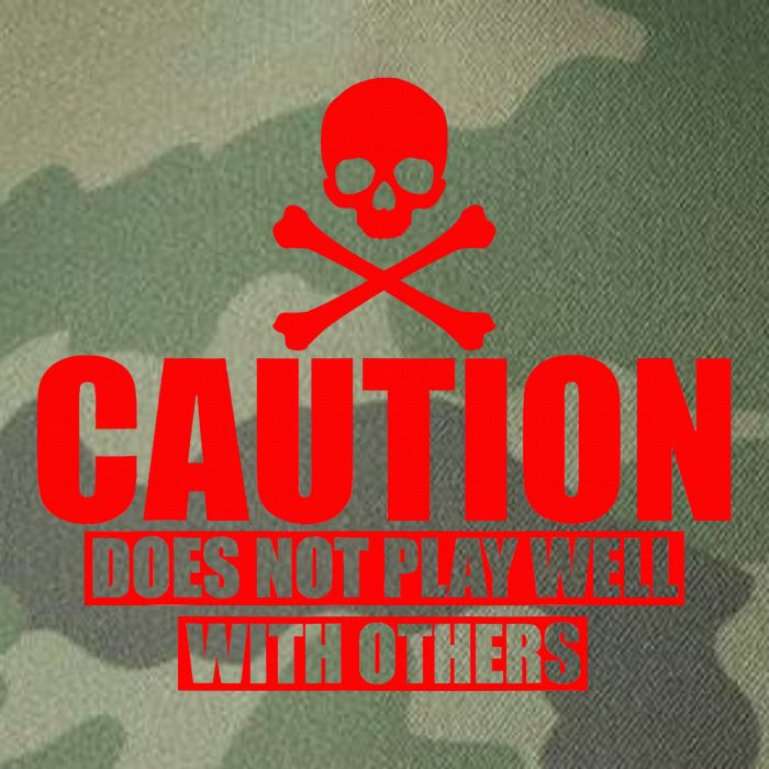 Caution Does Not Play Well With Others Legacy Tie Dye Trucker Hat