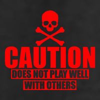 Caution Does Not Play Well With Others Cool Comfort Performance Bucket Hat