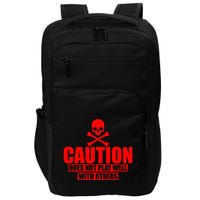 Caution Does Not Play Well With Others Impact Tech Backpack