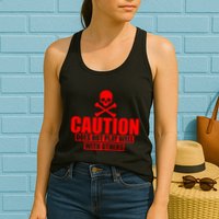 Caution Does Not Play Well With Others Womens Tank Top