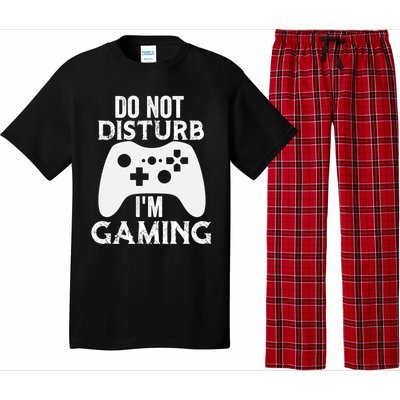 Christmas Do Not Disturb Im Gaming Gift Video Game Gamer Gift Pajama Set