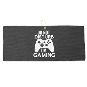 Christmas Do Not Disturb Im Gaming Gift Video Game Gamer Gift Large Microfiber Waffle Golf Towel