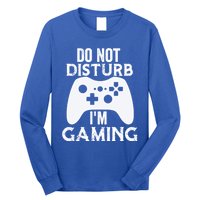 Christmas Do Not Disturb Im Gaming Gift Video Game Gamer Gift Long Sleeve Shirt