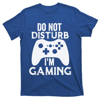 Christmas Do Not Disturb Im Gaming Gift Video Game Gamer Gift T-Shirt