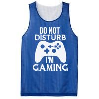 Christmas Do Not Disturb Im Gaming Gift Video Game Gamer Gift Mesh Reversible Basketball Jersey Tank