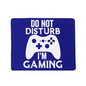 Christmas Do Not Disturb Im Gaming Gift Video Game Gamer Gift Mousepad