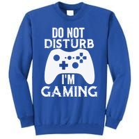 Christmas Do Not Disturb Im Gaming Gift Video Game Gamer Gift Tall Sweatshirt