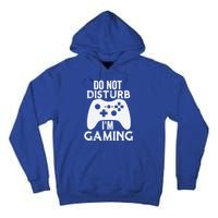 Christmas Do Not Disturb Im Gaming Gift Video Game Gamer Gift Tall Hoodie