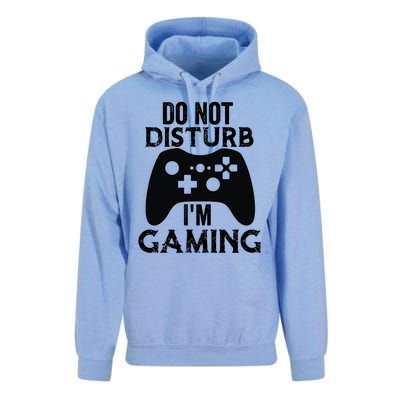 Christmas Do Not Disturb Im Gaming Gift Video Game Gamer Gift Unisex Surf Hoodie