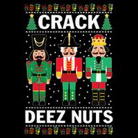 Crack Deez Nuts Funny Christmas Impact Tech Backpack