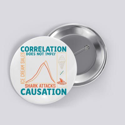 Correlation Does Not Imply Causation Shark Attacks Ice Cream  Button