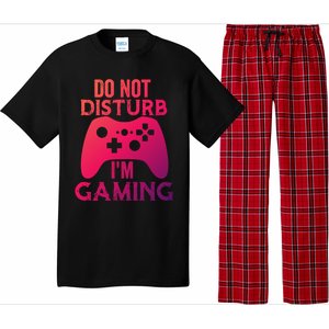 Christmas Do Not Disturb Im Gaming Gift Video Game Gamer Gift Pajama Set