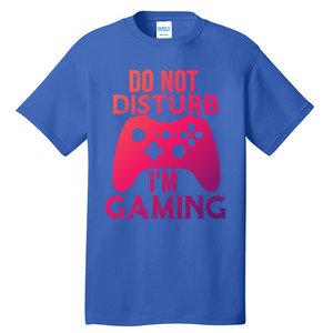 Christmas Do Not Disturb Im Gaming Gift Video Game Gamer Gift Tall T-Shirt