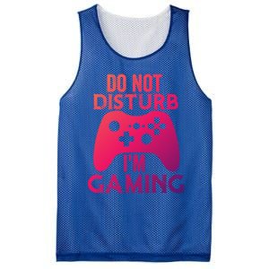 Christmas Do Not Disturb Im Gaming Gift Video Game Gamer Gift Mesh Reversible Basketball Jersey Tank