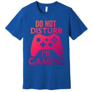 Christmas Do Not Disturb Im Gaming Gift Video Game Gamer Gift Premium T-Shirt