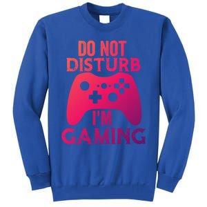 Christmas Do Not Disturb Im Gaming Gift Video Game Gamer Gift Tall Sweatshirt