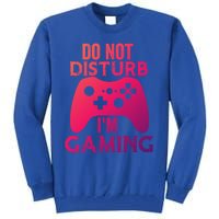 Christmas Do Not Disturb Im Gaming Gift Video Game Gamer Gift Tall Sweatshirt