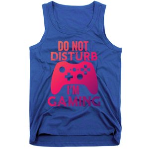 Christmas Do Not Disturb Im Gaming Gift Video Game Gamer Gift Tank Top