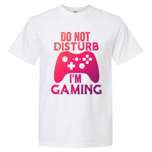 Christmas Do Not Disturb Im Gaming Gift Video Game Gamer Gift Garment-Dyed Heavyweight T-Shirt