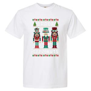 Crack Deez Nuts Funny Ugly Christmas Funny Family Pajamas Garment-Dyed Heavyweight T-Shirt