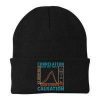 Correlation Does Not Imply Causation Shark Attacks Ice Cream Knit Cap Winter Beanie