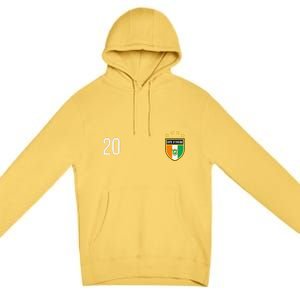 Cote DIvoire Number 20 Sports Jersey Football Twenty Premium Pullover Hoodie