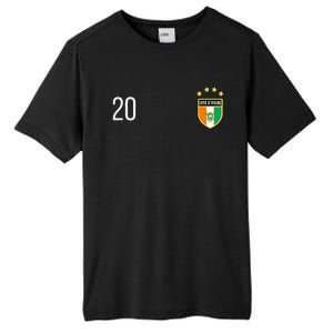 Cote DIvoire Number 20 Sports Jersey Football Twenty Tall Fusion ChromaSoft Performance T-Shirt