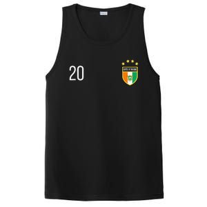 Cote DIvoire Number 20 Sports Jersey Football Twenty PosiCharge Competitor Tank