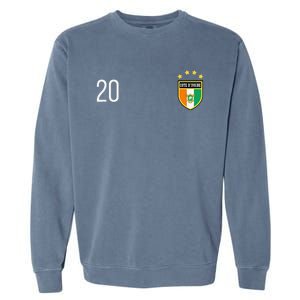 Cote DIvoire Number 20 Sports Jersey Football Twenty Garment-Dyed Sweatshirt