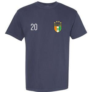 Cote DIvoire Number 20 Sports Jersey Football Twenty Garment-Dyed Heavyweight T-Shirt