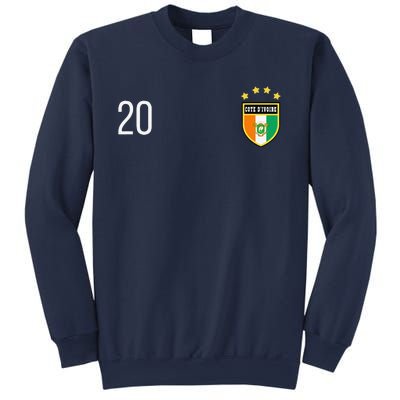 Cote DIvoire Number 20 Sports Jersey Football Twenty Sweatshirt