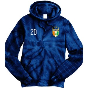 Cote DIvoire Number 20 Sports Jersey Football Twenty Tie Dye Hoodie