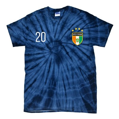 Cote DIvoire Number 20 Sports Jersey Football Twenty Tie-Dye T-Shirt