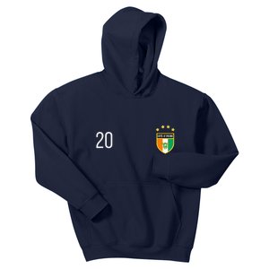 Cote DIvoire Number 20 Sports Jersey Football Twenty Kids Hoodie