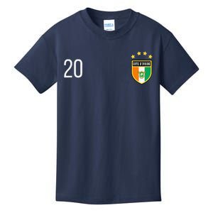 Cote DIvoire Number 20 Sports Jersey Football Twenty Kids T-Shirt