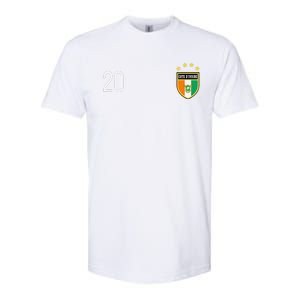 Cote DIvoire Number 20 Sports Jersey Football Twenty Softstyle CVC T-Shirt